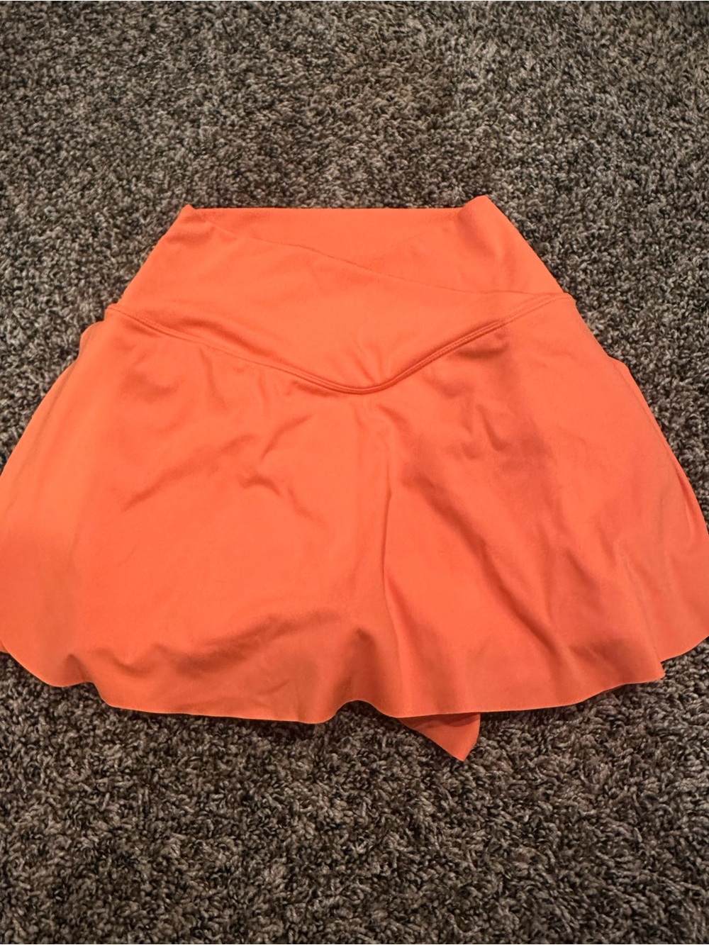 HALARA Women’s Orange Flare Skirt - Athletic Style
